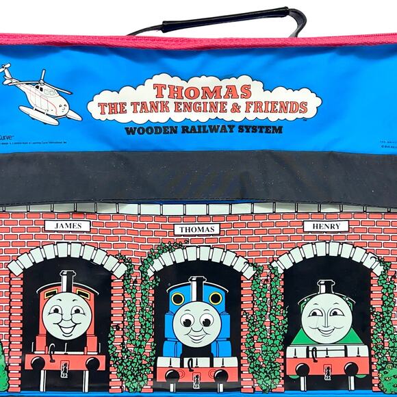 Vintage Thomas And Friends Carrying Case for Train Toys Storage Zipper 1999 - Picture 8 of 12